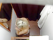 Busty Mature Blonde In A Massage Parlor