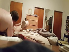 Fucking Wife Then Making Cum With Dildo