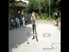 Hula Hoop Chick Has Got Some Real Skill
