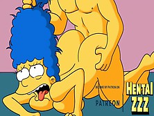 Marge's Very Tight Cunt Is Deeply Penetrated (The Simpsons)