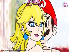 Mario And The Princess Peach - Cutecartoon