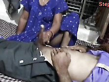 Indian Wife Gives Handjob To Her Husband