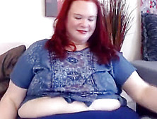 Big Belly Bbw Tiffany Hanging Showing Every Pound Its Body