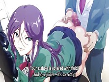 Hot Hentai Schoolgirl Bends Over