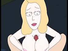 Rick And Morty - A Way Back Home - Sex Scene Only - Part 58 Beth Boobjob By Loveskysanx