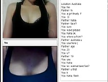 2 Girls Have Fun On Chatroulette