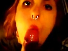 Amateur Girlfriend Home Blowjob With Cumshot In Mouth