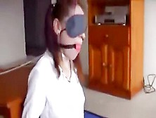Schoolgirl Tied And Blindfolded