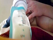 **end Of 24 Hr Milk Challenge** Tit Sucking Off & Milking & Pumping From My Engorged Bbw Hooters