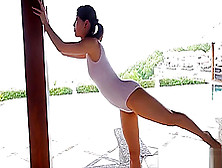 Flexible China Kamino Workout Stretching