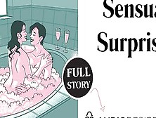 Romantic Dyke Bathtub Sex | Naughty Audio Story | Lgbtq+ Sex| Asmr Audio Porn For Women