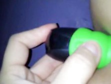 Green Sex Toy Makes Me Happy