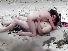 Nude Beach Cock Ride & Mutual Masturbation