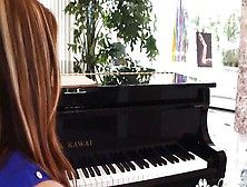 Daisy Leon Helps Herself To Maple Lee's Sweet Pussy Pie After Piano Lessons