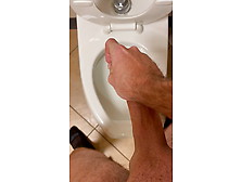 Public Masturbation Bathroom Cumshot