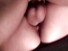 Big Boobed Camgirl Gags On A Long White Penis Then Jizz On Her