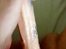 Cougar Fiance Fucks,  Ride And Squirts All Over Gigantic 9 Inch Dong