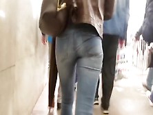 Russian Fantastic Ass In Metro