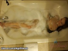 Stunning Skinny Samantha Hayes In Awasome Foot Fetish Perfromance In The Shower