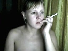 Amazing Amateur Clip With Smoking,  Masturbation Scenes