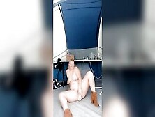 Campsite Masturbation And Sex Toy Play Inside Booties