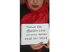 Turbanli Elif Iletisim Icin Bilgilerini Paylasiyor