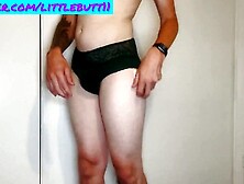 Young Femboy Showcases His New Underwear
