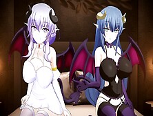 Double Succubus Defeated Ejaculation Endurance Game