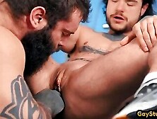 Mtf Pussygay Licked N Fucked In Gym By Inked Bear Jock