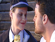 Policewoman Swallows And Mounts Like A Virgin
