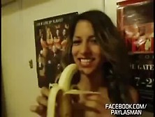 How Far Can These Sluts Swallow A Banana?
