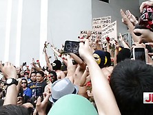 Naked Guys Philippines Protest