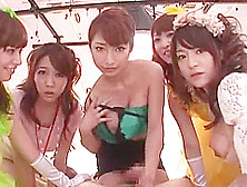 Hottest Japanese Model Akiho Yoshizawa,  Erika Kirihara,  Cocomi Naruse In Fabulous Lingerie,  Group Sex Jav Video