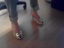 Candid My Lawer Sexy Heels And Feet Partie 5