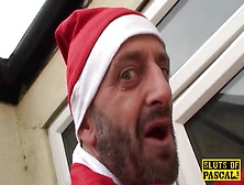 British Plumper Squirting For Santa