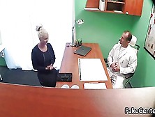 Blond Busty Porn Star Fucked Doctor