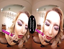 Solo Blonde Woman,  Nikky Dream Is Masturbating,  In Vr