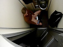 Caught Twice In A Public Restroom With My Dick In Hand - Huge Cum Finish