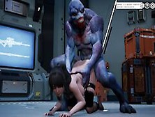 Lovely Girls Fucked By Monsters (Fallen Doll : Operation Lovecraft,  3D Hentai,  Monster)