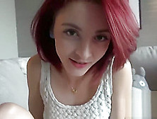 Smoking Hot Redhead Played With