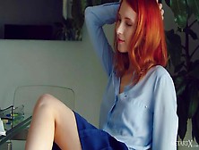 Redhead Babe Elin Flame Is Showing Off Her Sweet Wet Pussy