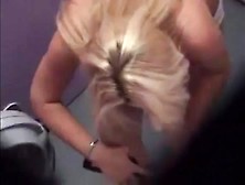 Well-Titted Blonde In The Changing Room