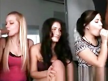Teen Girls Taught By Pornstar To Suck On A Really Big Cock