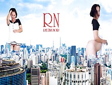 Wow! A Giant Lady Without Panties Walks Around The City.  She's As Tall As King Kong! Amazing Show Of A Giantess! 1