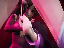 The Incredibles - Violet Parr's Sex Party With Jasmine,  Snow White,  Elsa And Alice