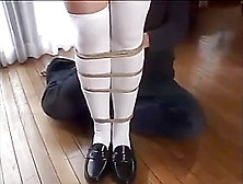 Japanese Schoolgirl Crying In Tight Bondage And Gagged