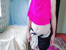 I Am A Guy Sumptuous Pink Ass Short Mini Skirt Big Butt Sissy Shemale Big Ass Booty Lady Boy Tranny Trap Trans
