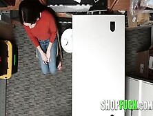 Security Officer Loves To Cum Into Thief Girls - Shopfuck