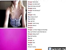 Game Teen Plays Blonde Omegle