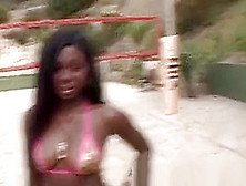 Black Girlfriend With Big Butt Fucked